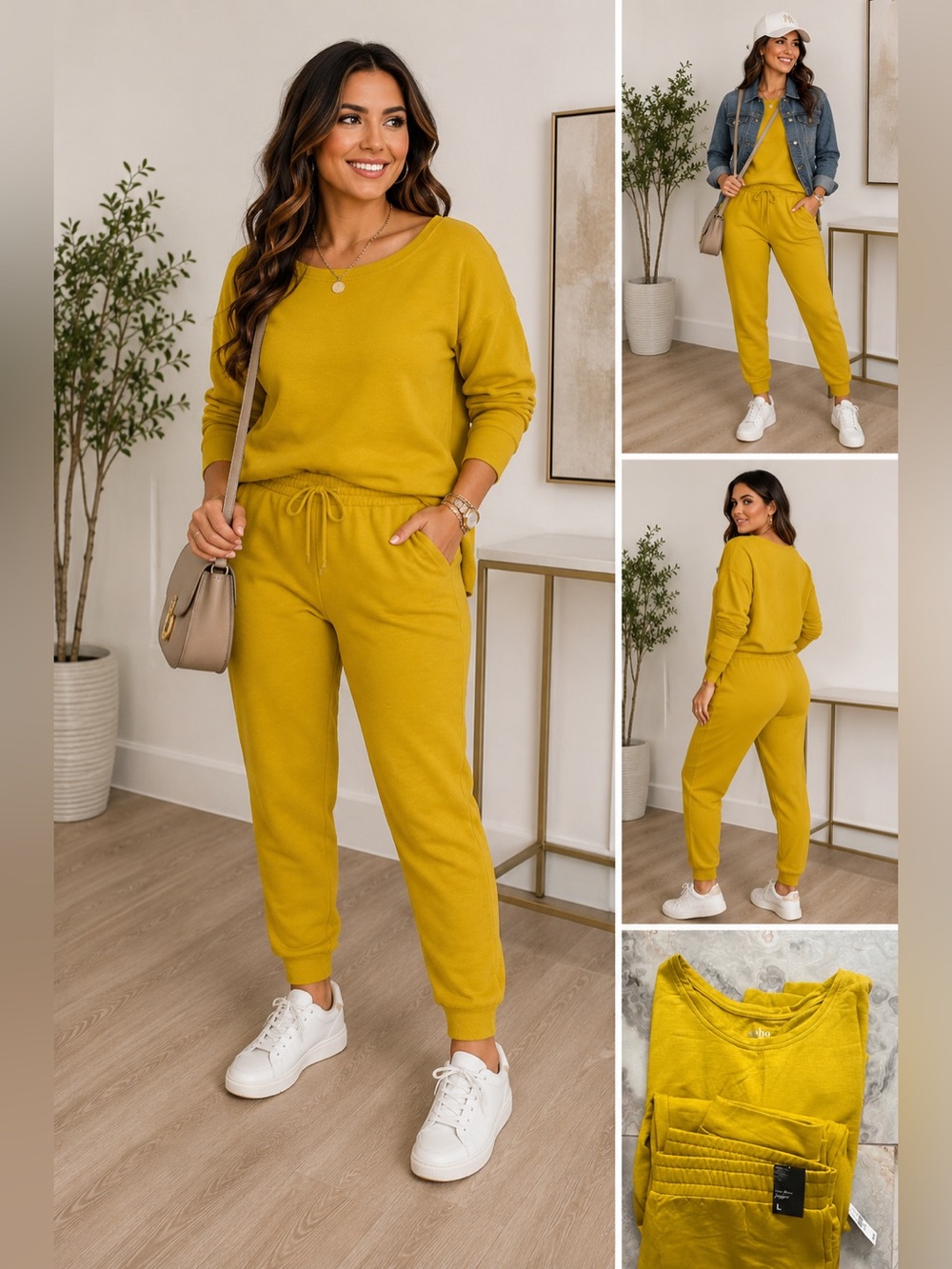 ✨ NY&Co Soho Street Cozy Fleece Jogger Set – NWT ✨